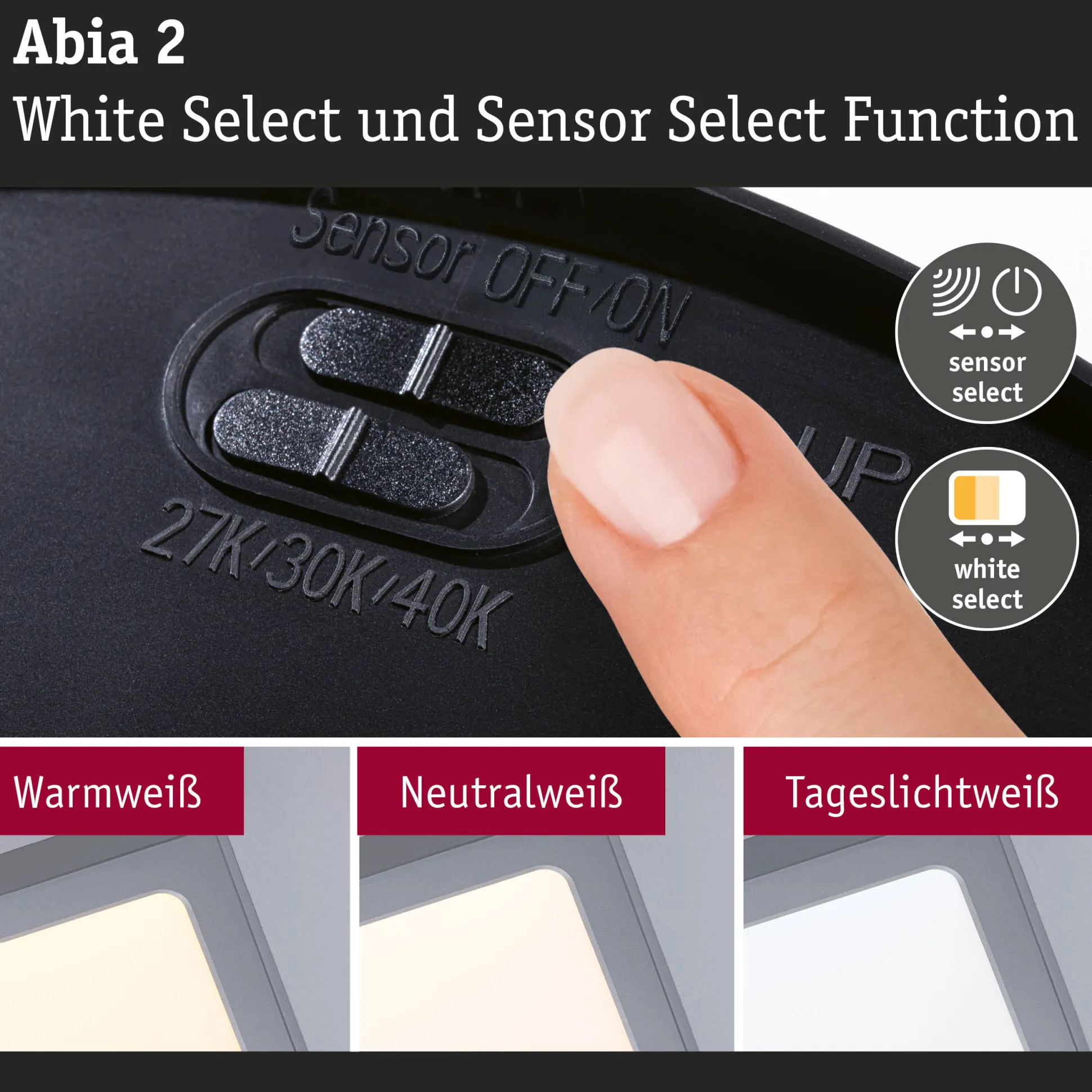LED Panel - Abia 2 White Select