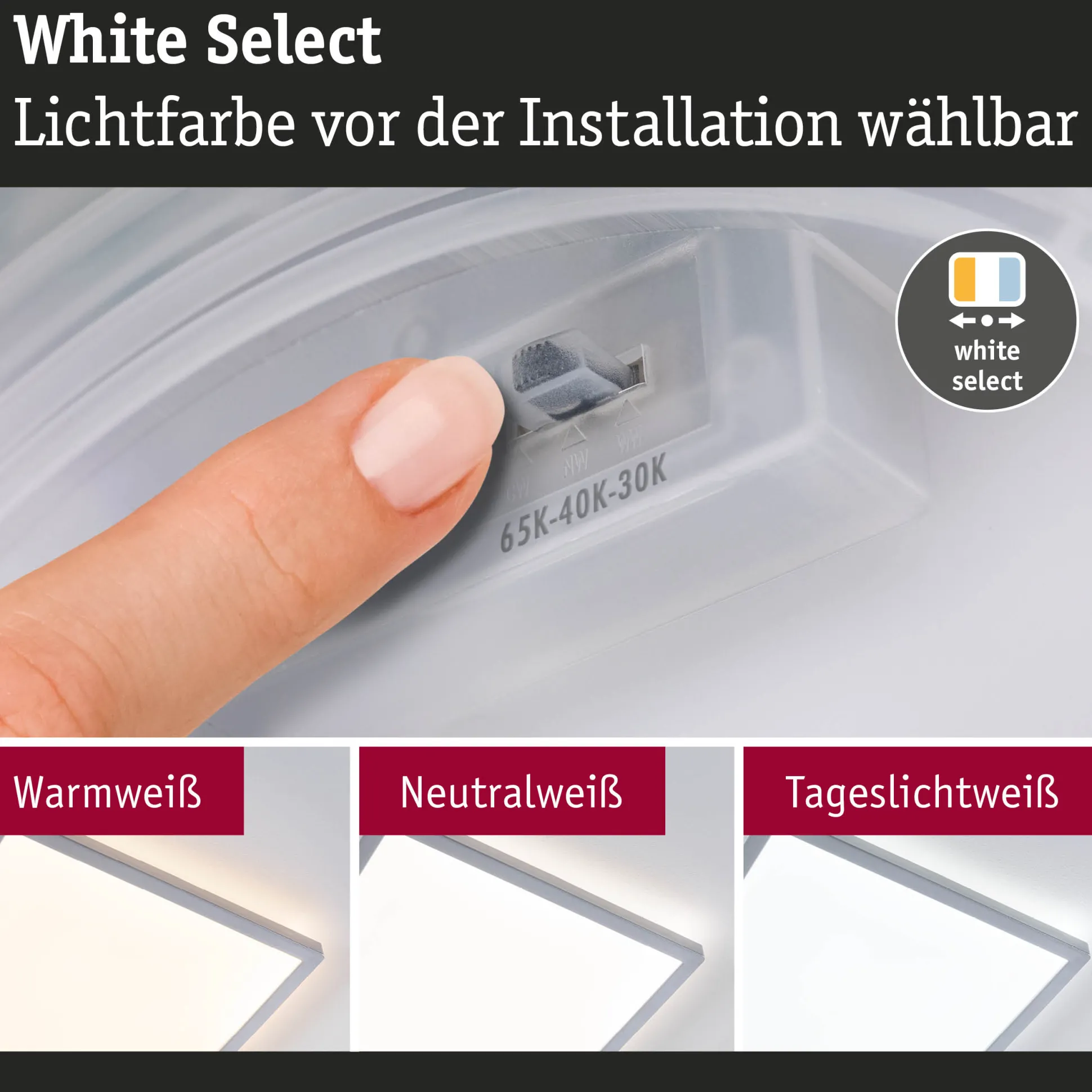 LED Panel - Atria Shine White Select