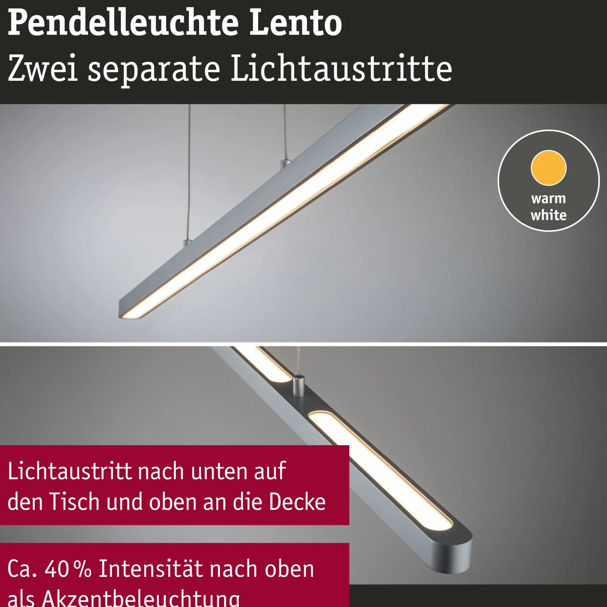 LED Pendelleuchte - Lento