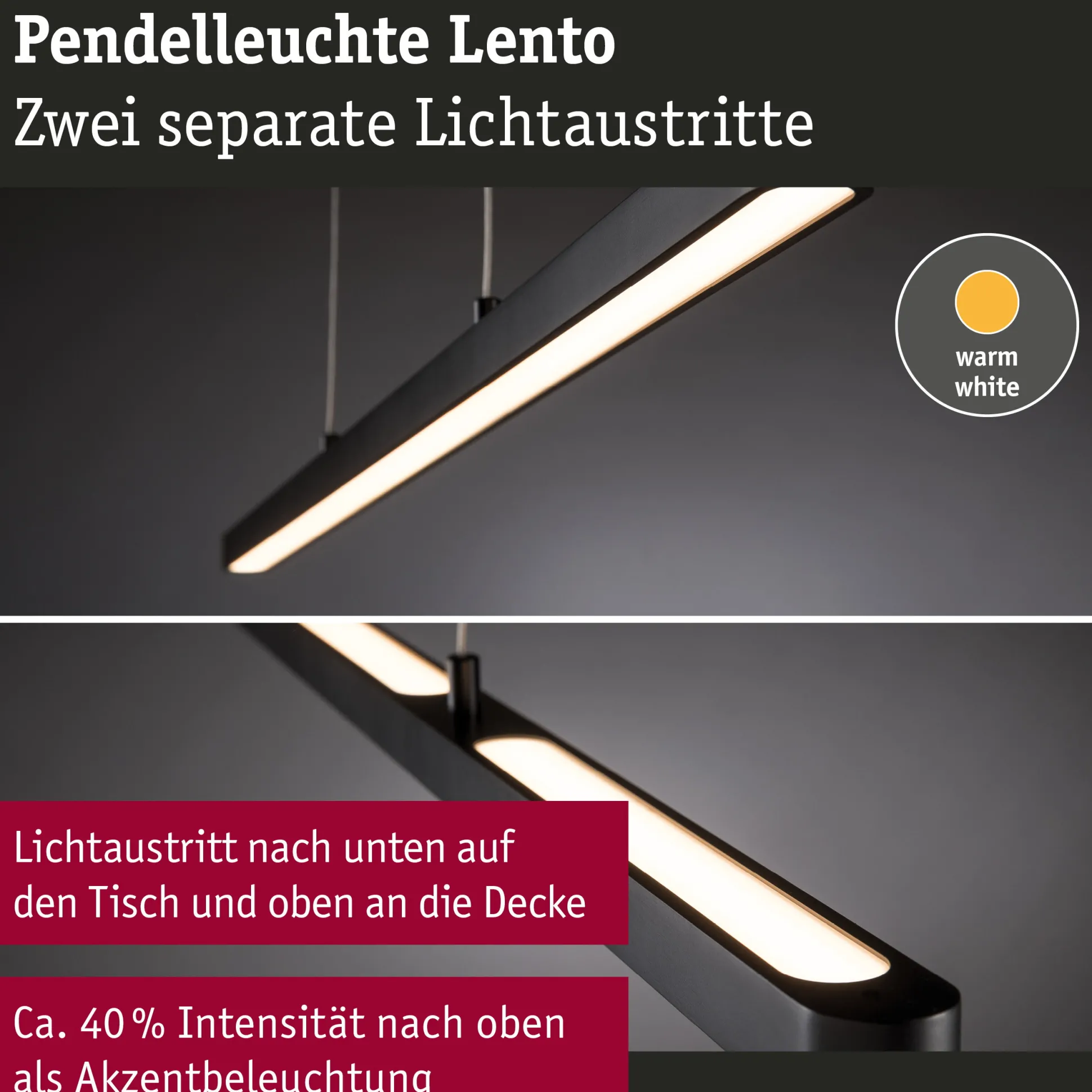 LED Pendelleuchte - Lento