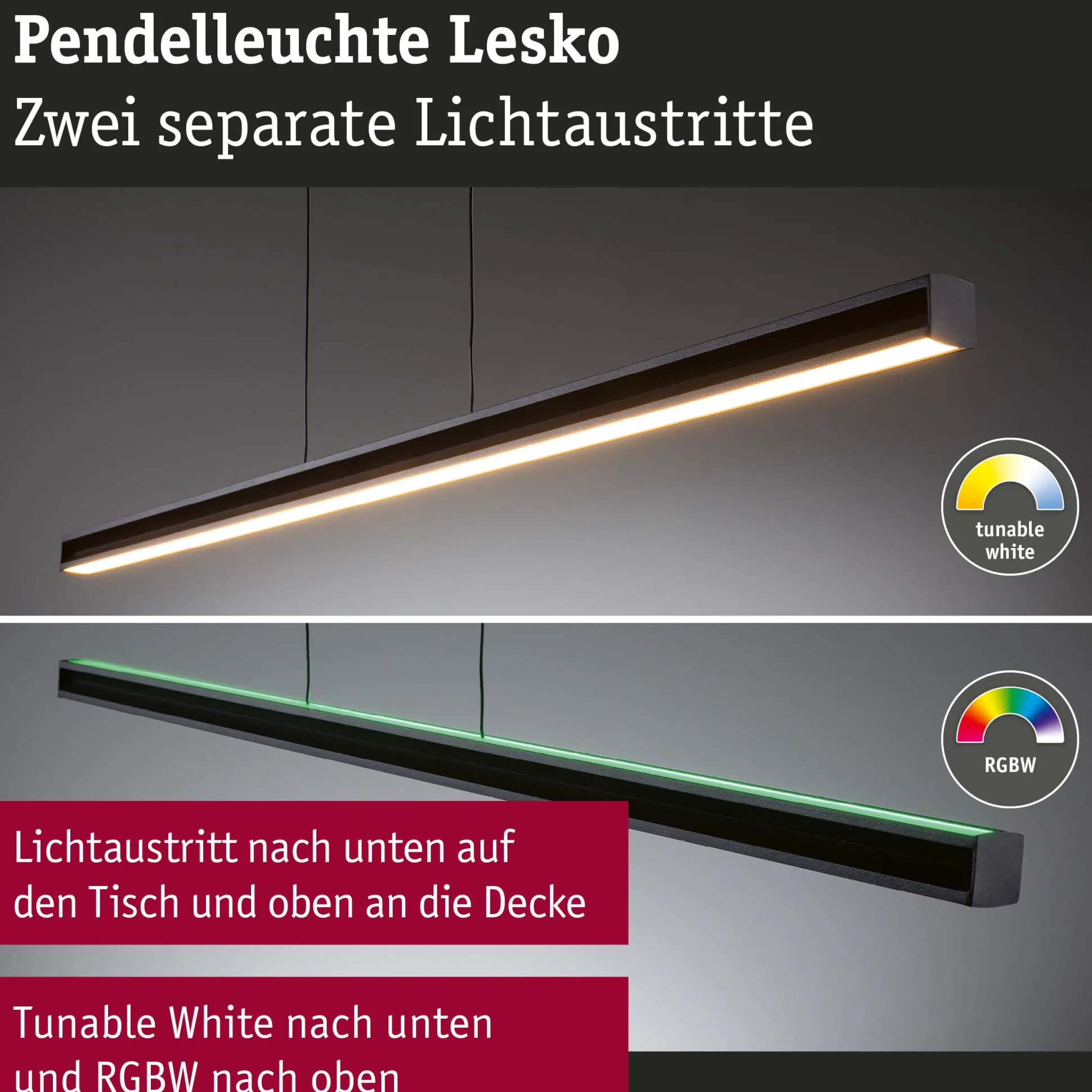 LED Pendelleuchte - Lesko