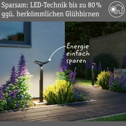 LED Pollerleuchte - Alara Dämmerungsgesteuerter Bewegungsmelder (IR)