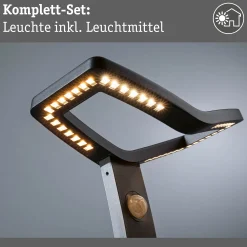 LED Pollerleuchte - Alara Dämmerungsgesteuerter Bewegungsmelder (IR)