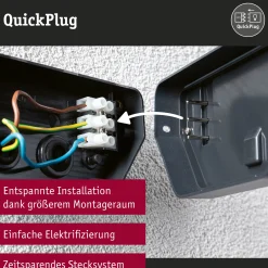 LED Pollerleuchte - Cuff Dämmerungsgesteuerter Bewegungsmelder (IR)