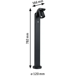 LED Pollerleuchte - Cuff Dämmerungsgesteuerter Bewegungsmelder (IR)