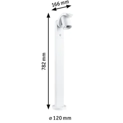 LED Pollerleuchte - Cuff Dämmerungsgesteuerter Bewegungsmelder (IR)