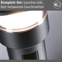 LED Pollerleuchte - Sienna Dämmerungsgesteuerter Bewegungsmelder (HF) seewasserresistent