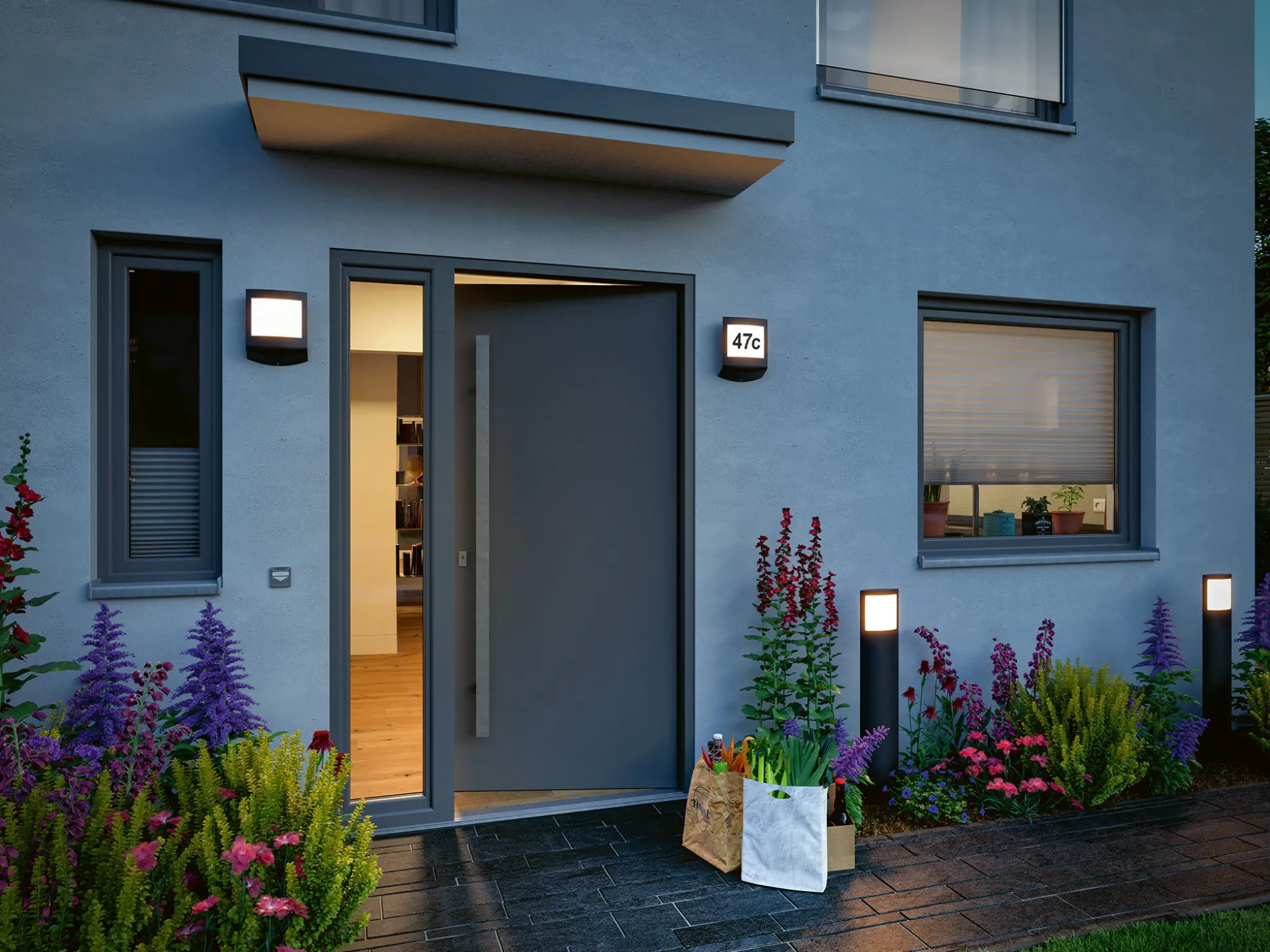 LED Pollerleuchte Smart Home Zigbee 3.0 - Padea insektenfreundlich