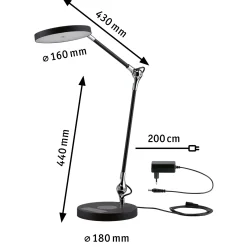 LED Schreibtischleuchte - Numis QI