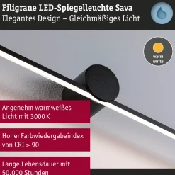 LED Spiegelleuchte - Sava