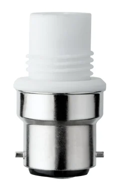 Leuchtmitteladapter - Leuchtmitteladapter G9 / B22d max. 75W Weiß