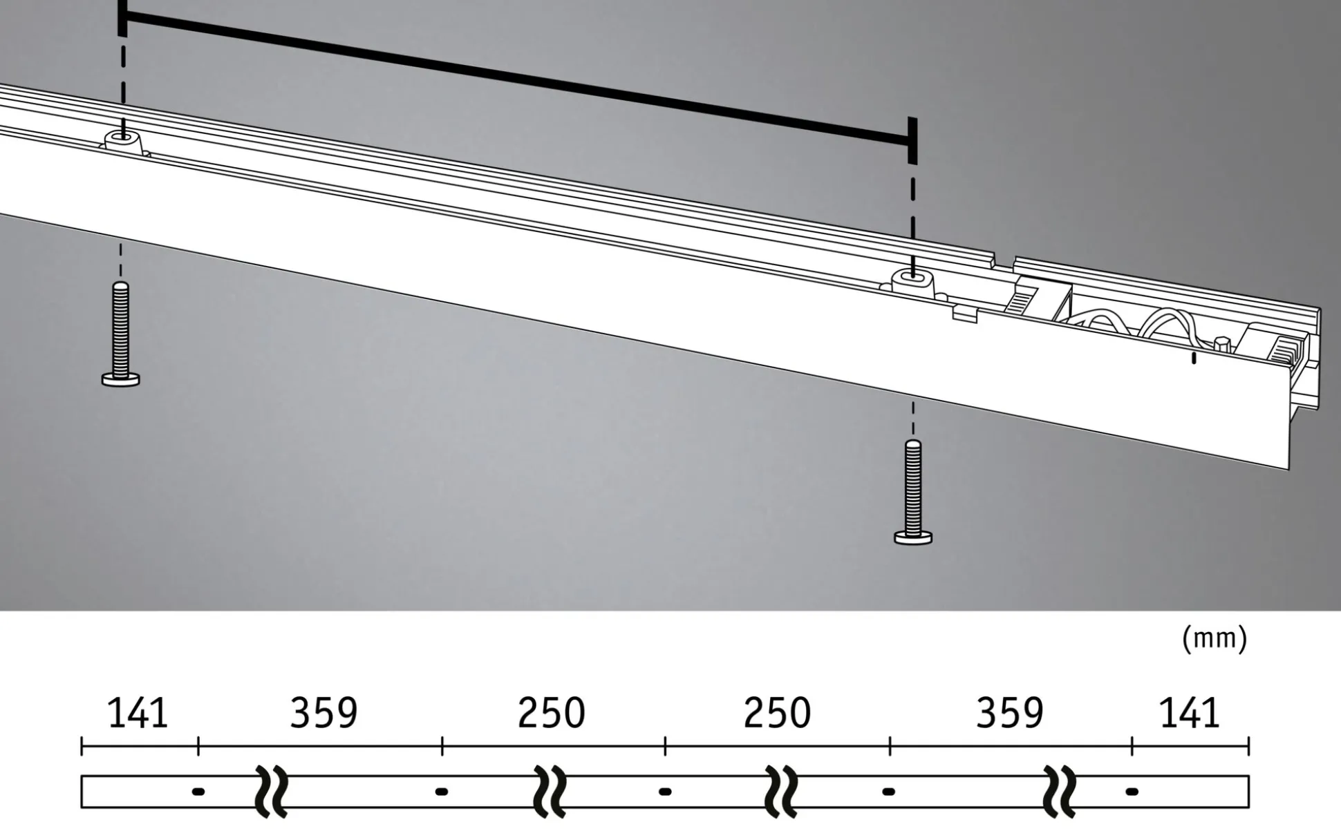 Linion Lichtkanal - 1,5m