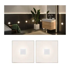 LumiTiles LED Fliesen - Square 2er-Set
