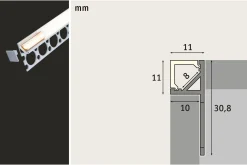 LumiTiles LED Strip Profil - Frame 2m