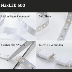 MaxLED 500 LED Strip - Basisset 1,5m Neutralweiß
