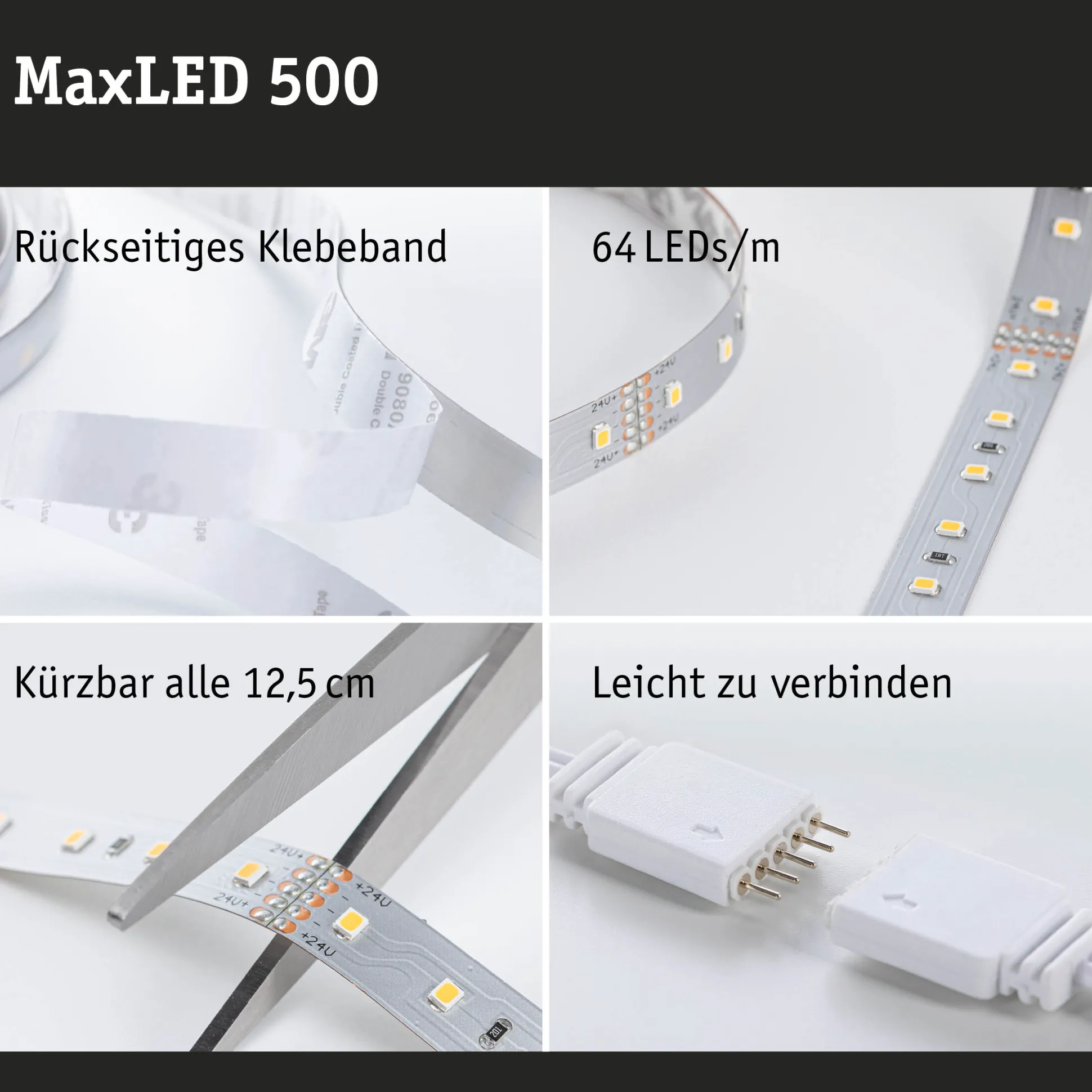 MaxLED 500 LED Strip - Basisset 3m Neutralweiß
