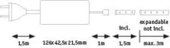 MaxLED 500 LED Strip - Basisset 1,5m Warmweiß