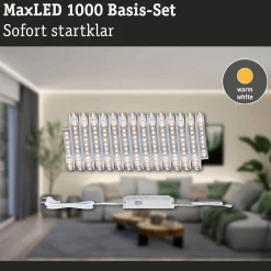MaxLED 1000 LED Strip - Basisset 5m Warmweiß
