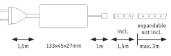MaxLED 1000 LED Strip - Basisset 1,5m Warmweiß