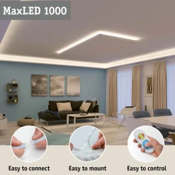 MaxLED 1000 LED Strip - Basisset 1,5m Tageslichtweiß