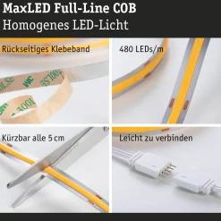 MaxLED 1000 LED Strip - Basisset 1,5m Warmweiß