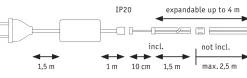 MaxLED 1000 LED Strip - Basisset 1,5m Tageslichtweiß