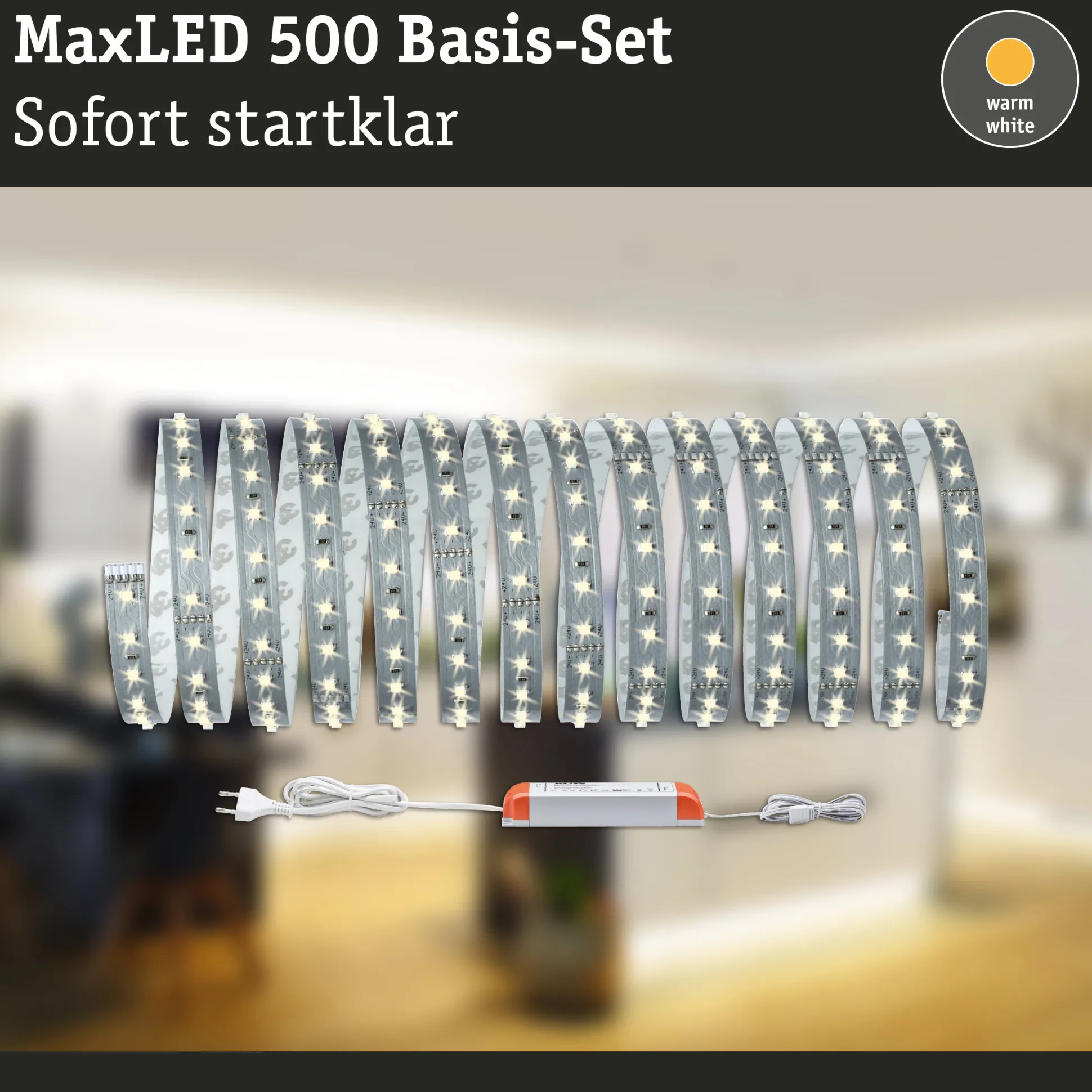 MaxLED 500 LED Strip - Basisset 5m Warmweiß