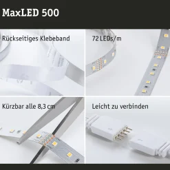 MaxLED 500 LED Strip - Basisset 5m Warmweiß