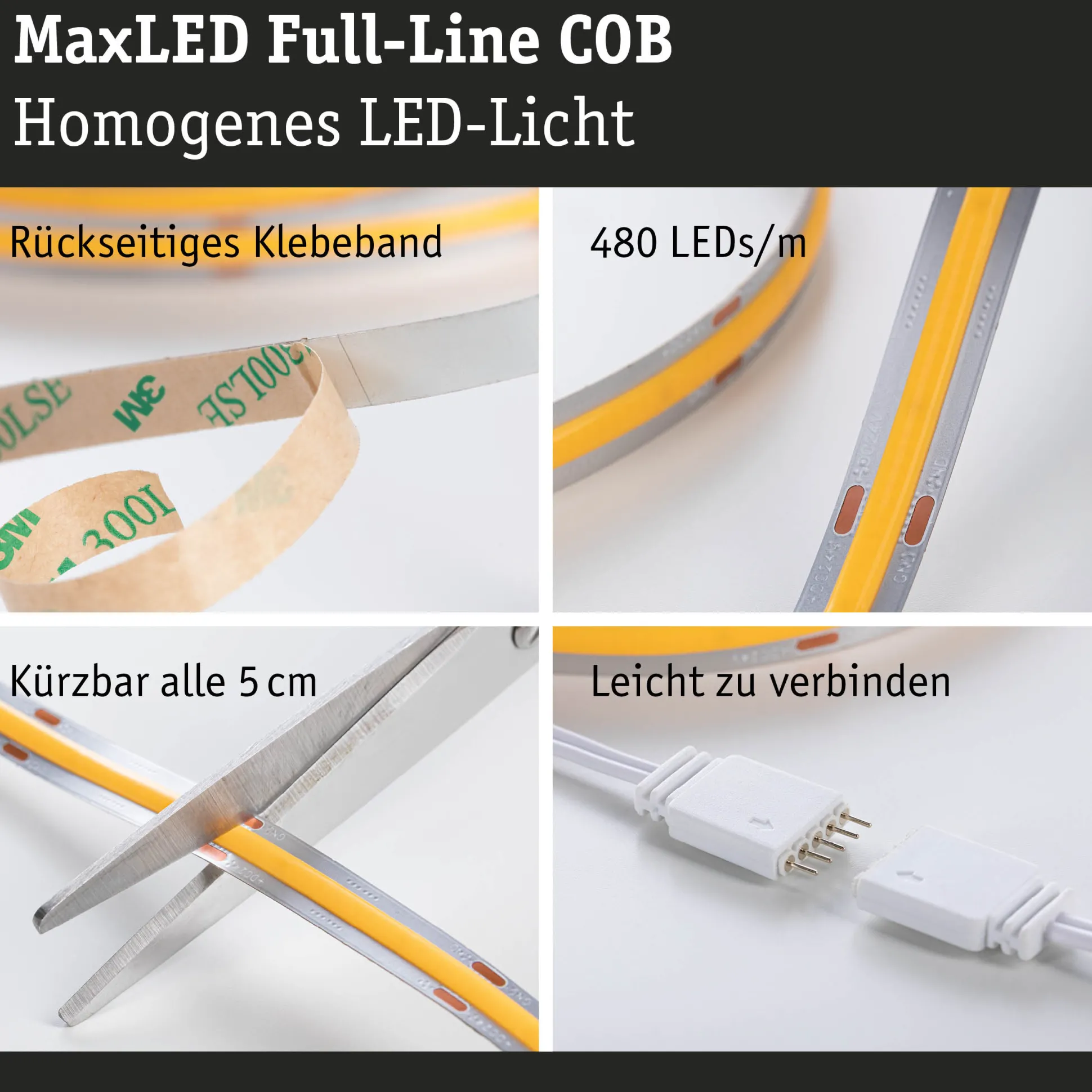 MaxLED 500 LED Strip - Basisset 3m 2700K