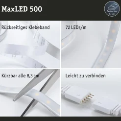 MaxLED 500 LED Strip - Einzelstrip 2,5m RGBW