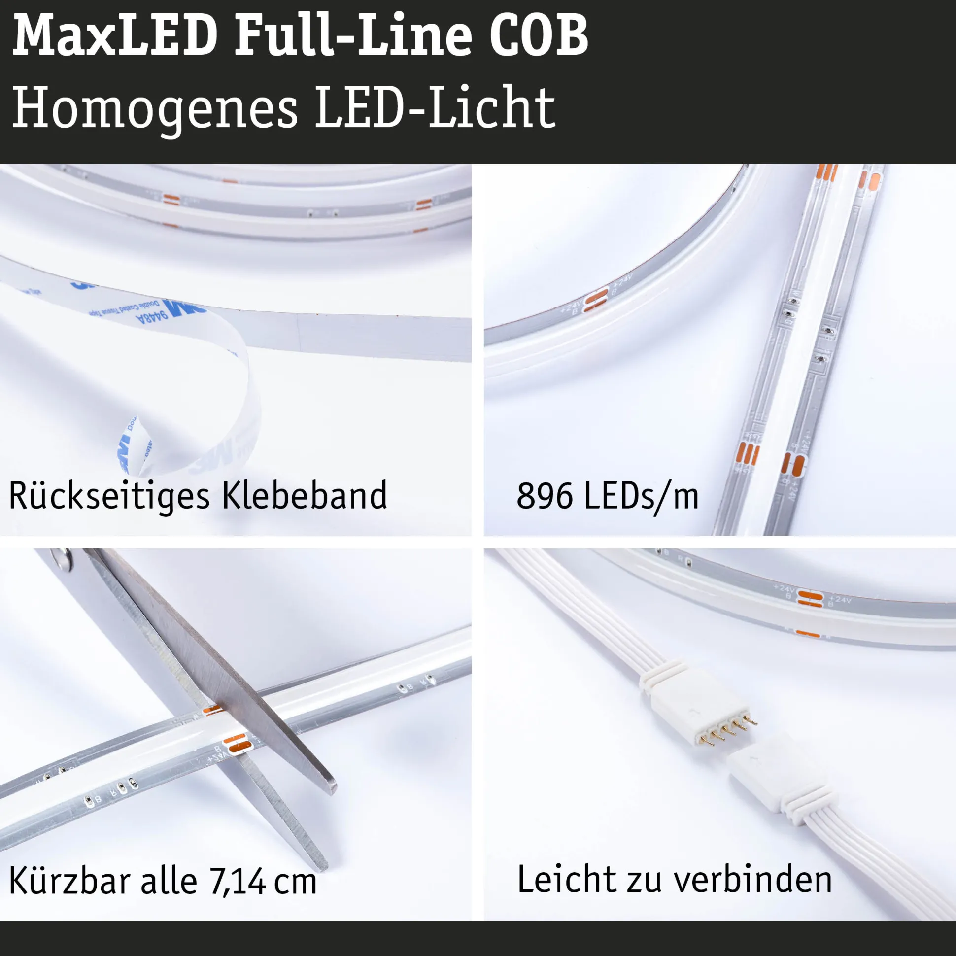 MaxLED 500 LED Strip - Einzelstrip 2,5m RGBW