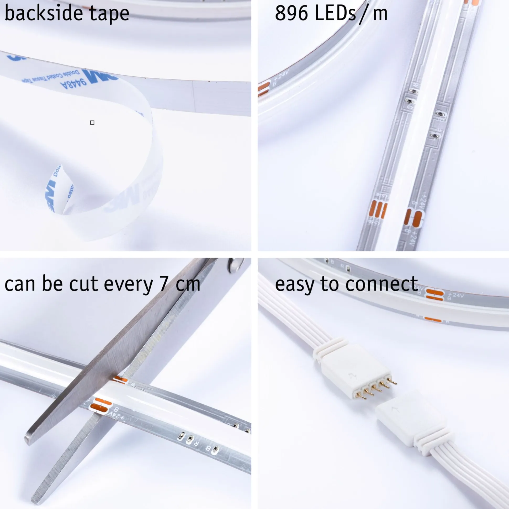 MaxLED 500 LED Strip - Einzelstrip 2,5m RGBW
