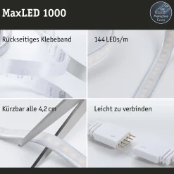 MaxLED 1000 LED Strip - Erweiterung 2,5m Warmweiß