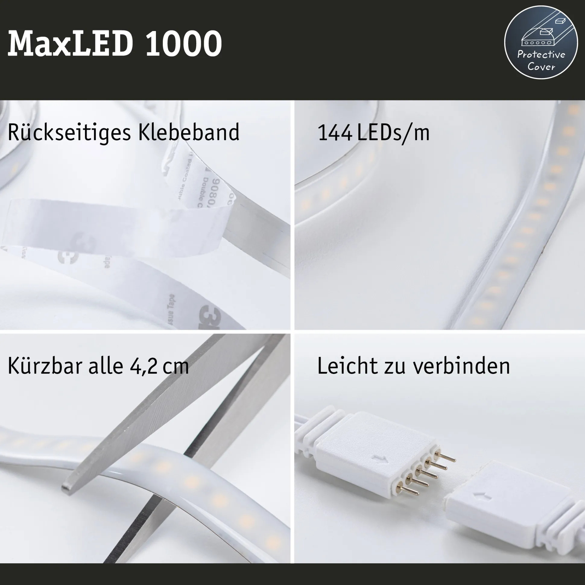 MaxLED 1000 LED Strip - Erweiterung 2,5m Warmweiß