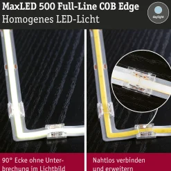 MaxLED 500 LED Strip - Erweiterung COB Ecke 90° Tageslichtweiß