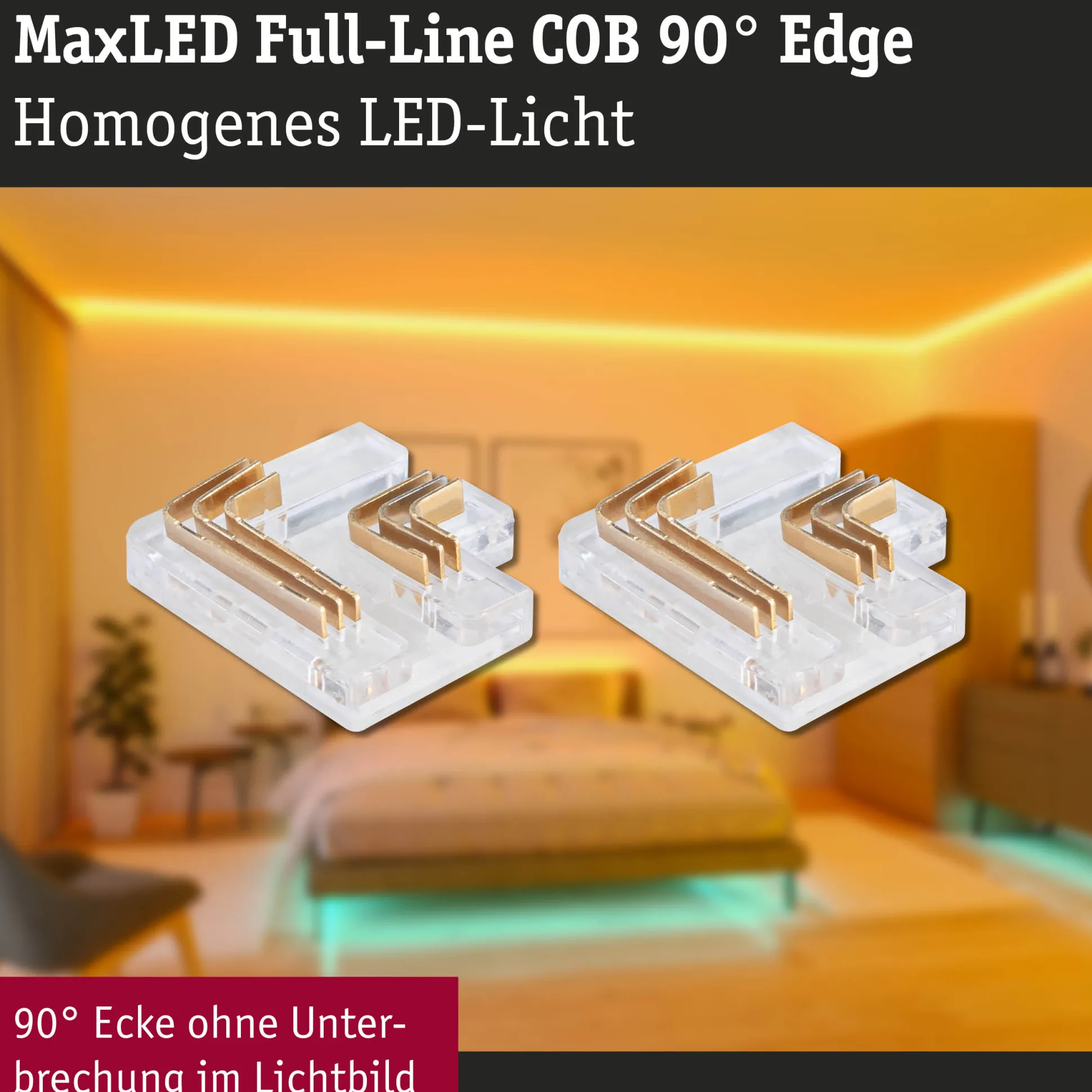 MaxLED Zubehör LED Strip - Corner 90 ° 2er-Set