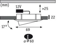 Möbeleinbauleuchten - Micro Line Swivel schwenkbar