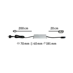 Plug & Shine Einspeisung - 230/24V DC