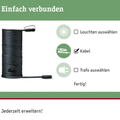 Plug & Shine Kabel - 10m 2 Ausgänge