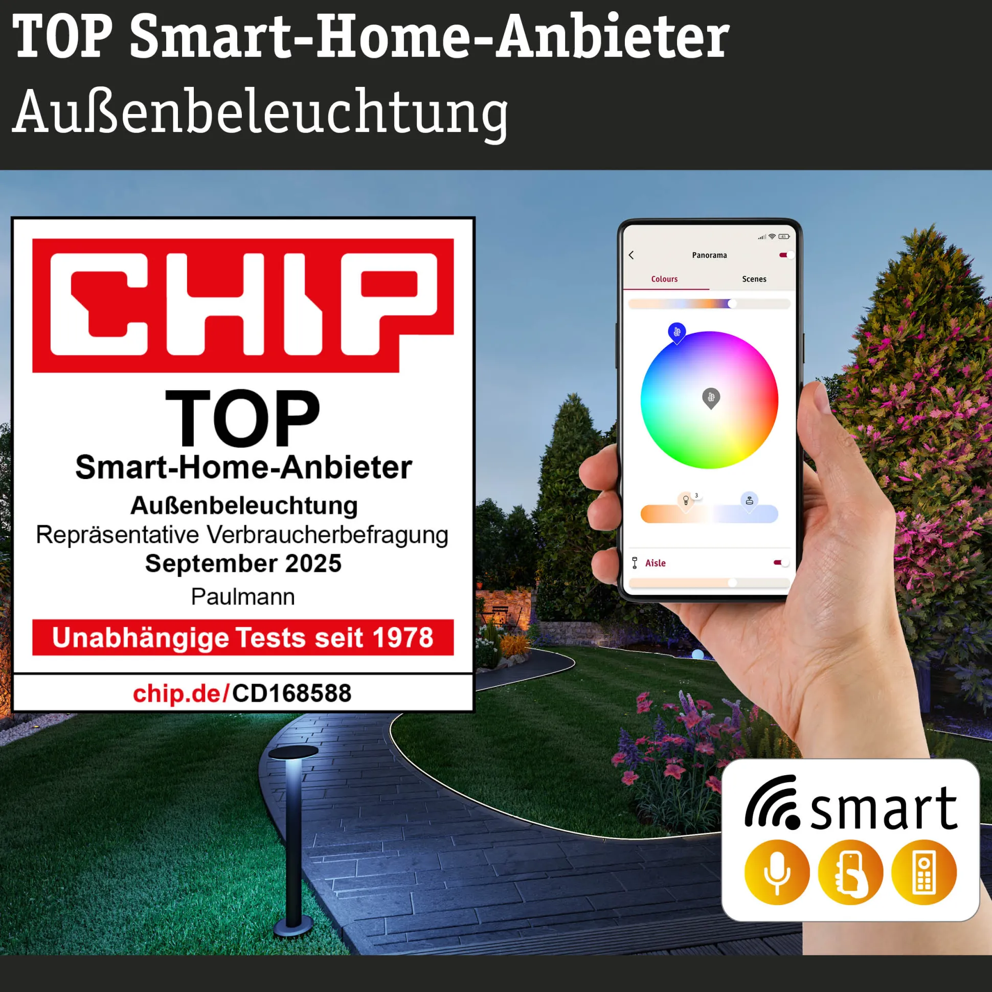 Plug & Shine LED Bodeneinbauleuchte Smart Home Zigbee 3.0 - Floor Einzelspot Insektenfreundlich