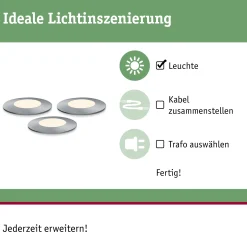 Plug & Shine LED Bodeneinbauleuchte - Floor Mini Erweiterungsset