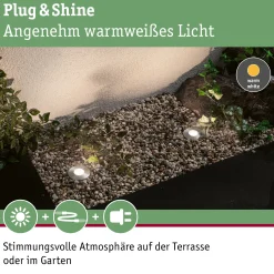 Plug & Shine LED Bodeneinbauleuchte - Floor Mini Erweiterungsset