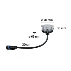 Plug & Shine LED Bodeneinbauleuchte Smart Home Zigbee 3.0 - Floor Einzelleuchte