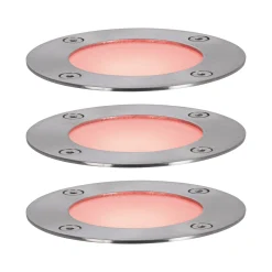 Plug & Shine LED Bodeneinbauleuchte Smart Home Zigbee 3.0 - RGBW Basisset