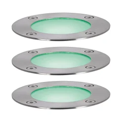 Plug & Shine LED Bodeneinbauleuchte Smart Home Zigbee 3.0 - RGBW Basisset