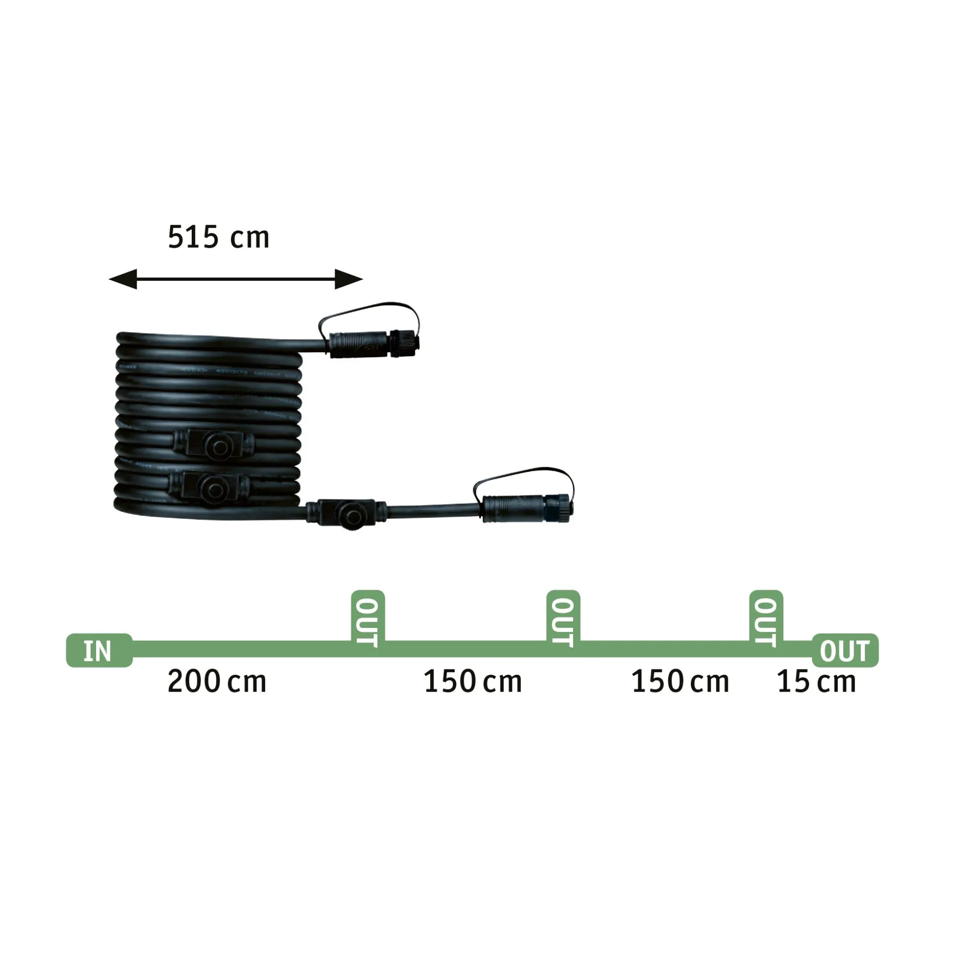 Plug & Shine LED Bodeneinbauleuchte Smart Home Zigbee 3.0 - RGBW Basisset