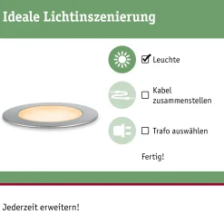 Plug & Shine LED Bodeneinbauleuchte - Floor Einzelleuchte Insektenfreundlich