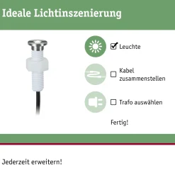 Plug & Shine LED Bodeneinbauleuchte - MicroPen II Erweiterungsset