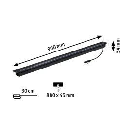 Plug & Shine LED Bodeneinbauleuchte - Lichtleiste
