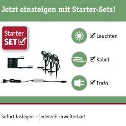 Plug & Shine LED Gartenstrahler - Sting Basisset